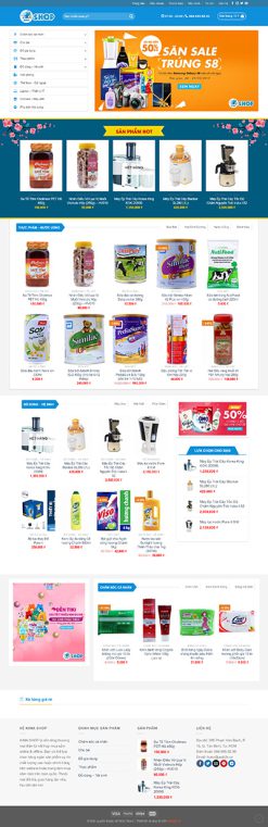 Cửa Hàng Bách hóa đẹp, chuẩn seo