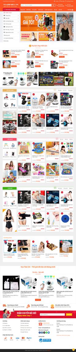 Cửa hàng bách hóa 1, full code chuẩn seo