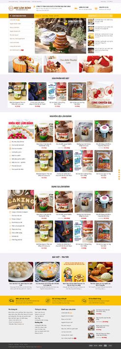 Cửa hàng bán bánh ngọt, đẹp chuẩn seo