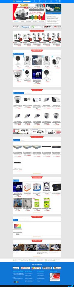 Camera 1 - Website bán camera đồ điện tử đẹp, tối ưu tốc độ, chuẩn seo