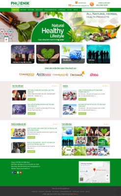 Công ty - Website giới thiệu công ty dược phẩm, thuốc
