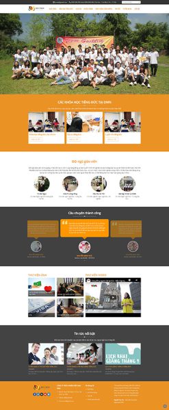 Công ty 10 - Website giới thiệu công ty học tiếng anh