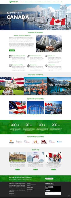 Công ty 12 - Website giới thiệu công ty về du học, định cư nước ngoài