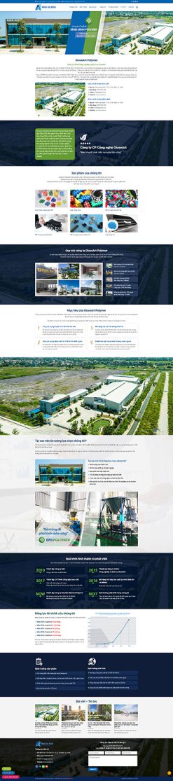 Công ty 14 - Website giới thiệu công ty sản xuất nhựa tại đà nẵng