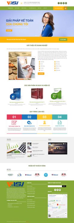 Công Ty 5 - Website giới thiệu công ty về phần mềm kế toán