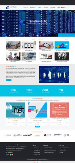 Công Ty 7 - Website giới thiệu công ty về lĩnh vực CNTT, giải pháp dữ liệu