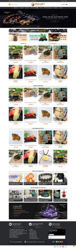 Đá quý 2 - Website Bán hàng phong thủy đẹp, chuẩn seo