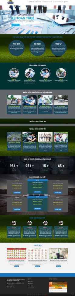 Dạy lái xe - Website dạy lái xe, đẹp chuẩn seo