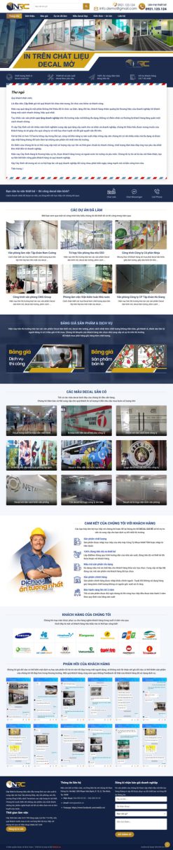 Decal - Website Decal dán tường, cửa kính