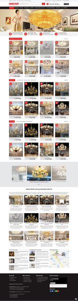 Đèn Led 1 - Website Đèn led, đèn chùm đẹp sang trọng