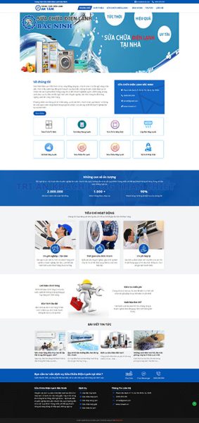 Điện Lạnh - Website giới thiệu sửa chữa điện lạnh, điện máy