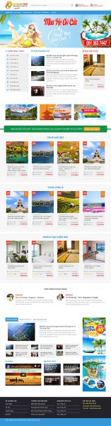 Du lịch - Website du lịch, bán tour đẹp chuẩn seo