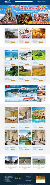Du lịch 3 - Webiste du lịch bán tour trong nước chuẩn seo
