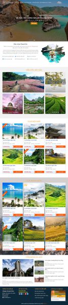 Du lịch 4 - Website du lịch Travel Go, bán tour, giao diện đẹp