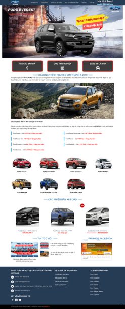 Ford - Website bán xe ô tô