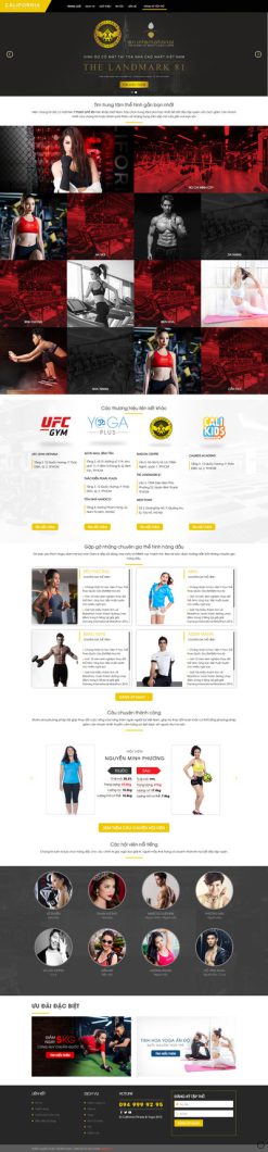 Gym - Website giới thiệu trung tâm tập gym