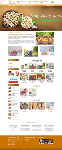 Hạt Điều - Website bán hạt điều