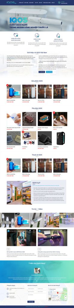 Iqos - Website bán thuốc lá điện tử IQOS