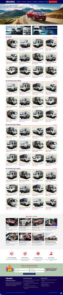 Isuzu - Website giới thiệu xe ô tô