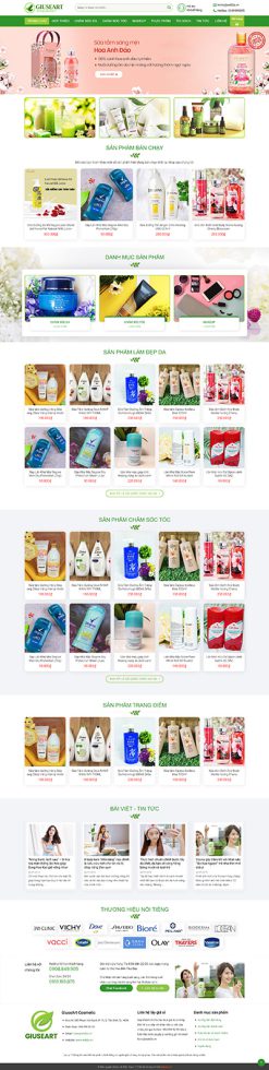 Mỹ phẩm 1 - Website bán mỹ phẩm