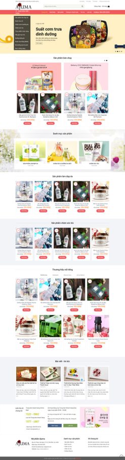 Mỹ phẩm 5 - Website bán mỹ phẩm AJUMA