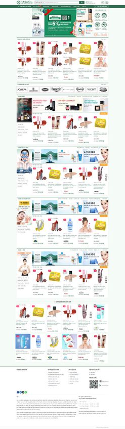 Mỹ phẩm 7 - Website bán mỹ phẩm Hasaki