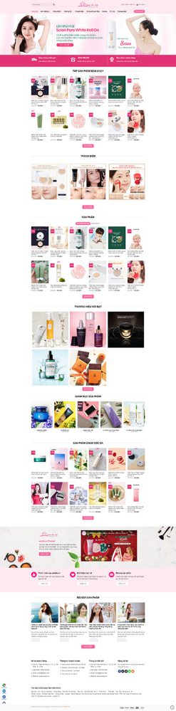 Mỹ phẩm 9 - Website mỹ phẩm nhan sắc Việt