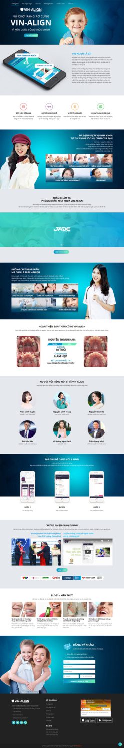 Nha khoa - Website nha khoa VIN-ALIGN