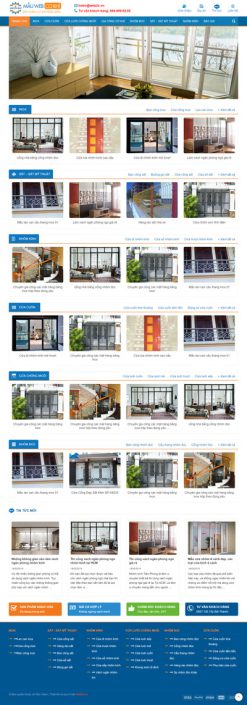 Nhôm kính - Website cơ khí