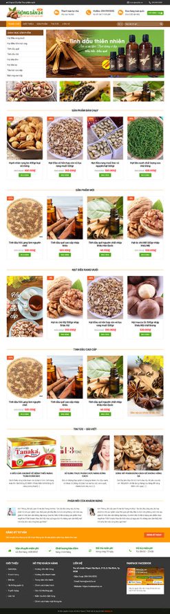 Nông sản - Website nông sản sạch