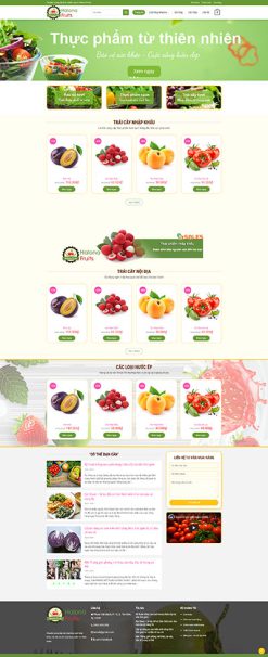 Nông sản 2 - Website bán nông sản Halona Fruist
