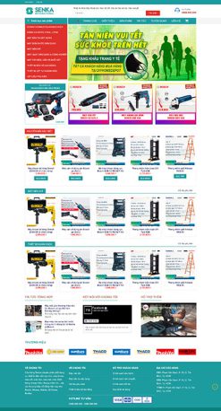 Shop cơ khí - Website bán sản phẩm cơ khí