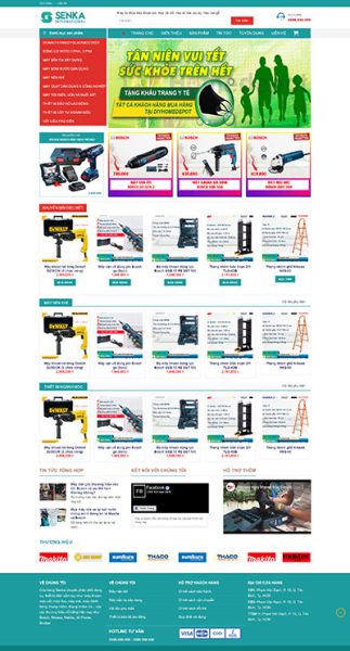 Shop cơ khí - Website bán sản phẩm cơ khí