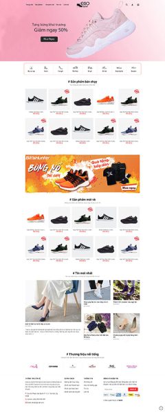 Shop giày - Website bán giày