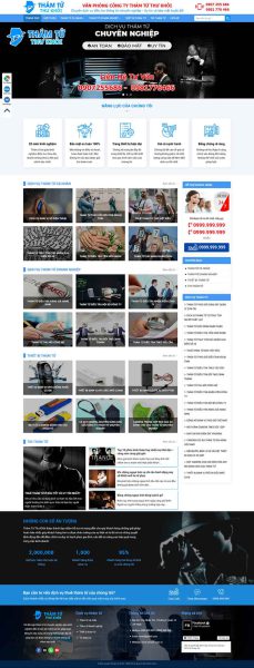 Thám tử - Website văn phòng thám tử