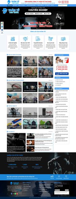 Thám tử - Website văn phòng thám tử