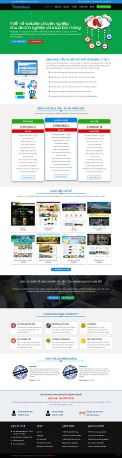 Thiết kế web -Website Giới thiệu công ty thiết kế web
