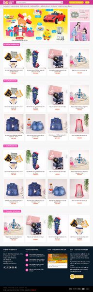 Thời trang 2 - Website bán thời trang BABY