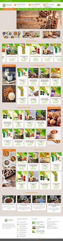 Thực phẩm - Website bán thực phẩm Vita Food