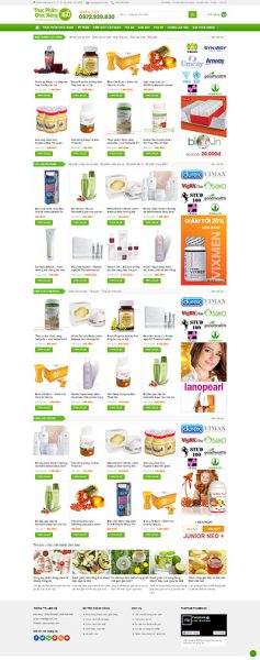 Thực phẩm 11 - Website bán thực phẩm chức năng
