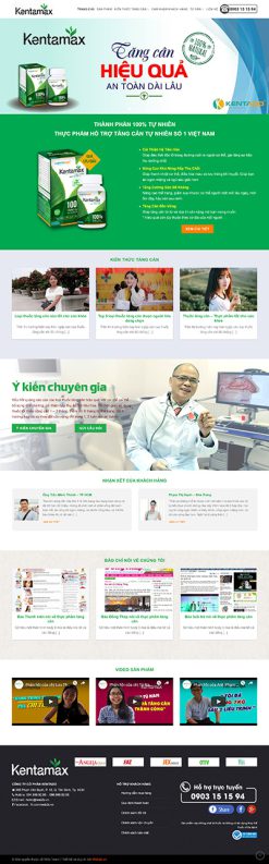 Thực phẩm 3 - Website bán thực phẩm Kentamax