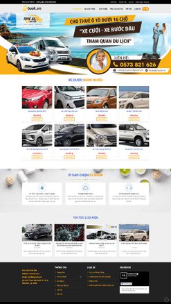 Thuê xe 2 - Website cho thuê xe EZBOOK