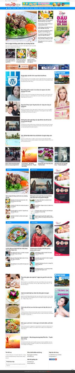 Tin tức 1 - Website tin tức Online