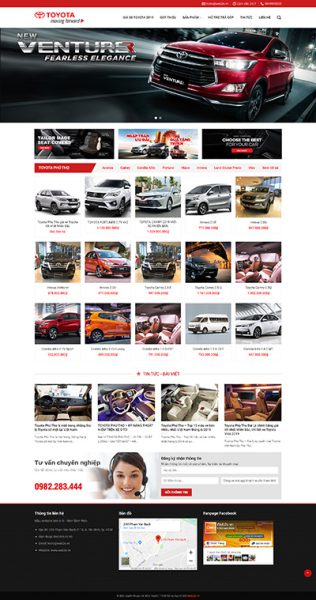 Toyota2 - Website bán ô tô Toyota