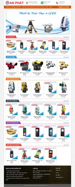 Trắc địa - Website bán thiết bị An Phát
