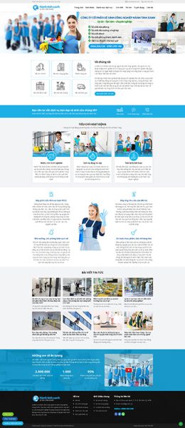 Vệ Sinh 1 - Website Dịch vụ dọn dẹp vệ sinh