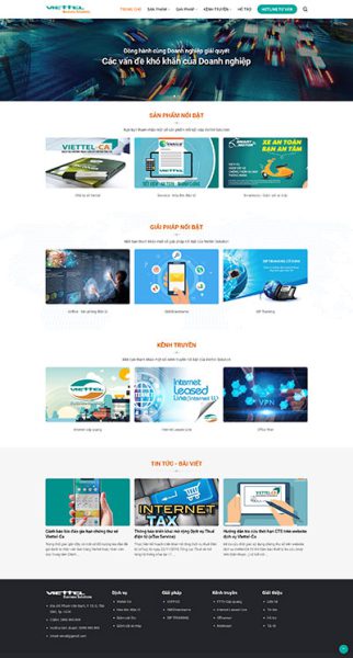 Viễn Thông - Website dịch vụ viễn thông Viettel