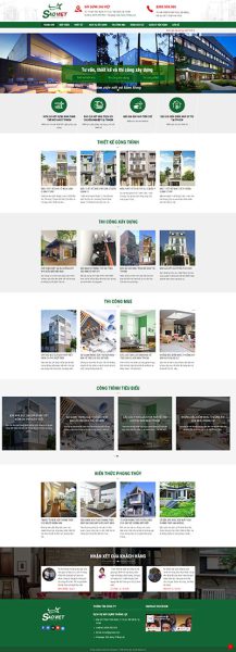 Xây dựng 5 - Website Tư vấn thiết kế thi công xây dựng