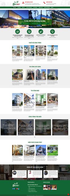 Xây dựng 5 - Website Tư vấn thiết kế thi công xây dựng